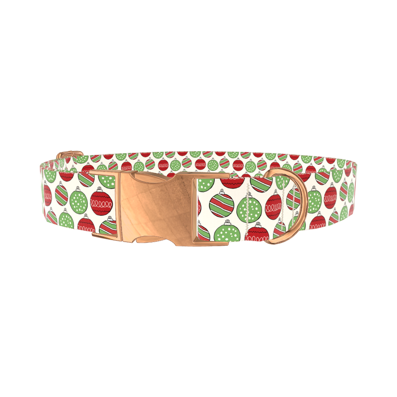 Christmas Ornament Dog Collar