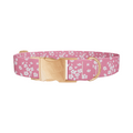 Floral Pink Dog Collar - Thumbnail 2