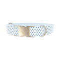 Blue Polka Dot Dog Collar - Thumbnail 3