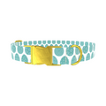Teal Easter Egg Pattern Dog Collar - Thumbnail 1