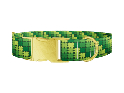 Clover Pattern Dog Collar