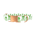 Green Skull Dog Collar - Thumbnail 2