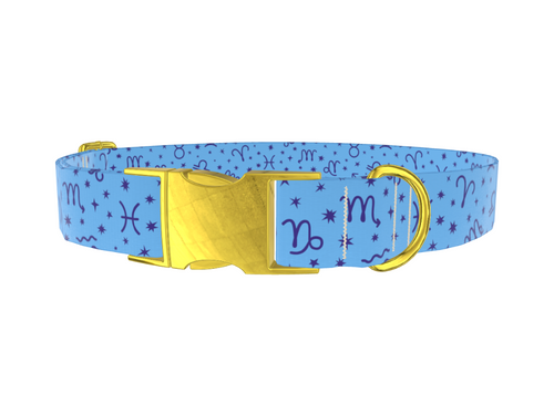 Zodiac Symbols Dog Collar