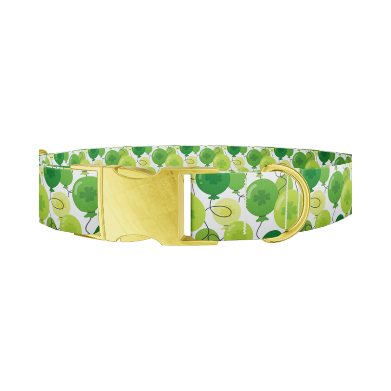 St. Patrick's Balloon Dog Collar