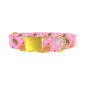 Santa Cat Pattern Dog Collar - Thumbnail 1