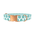 Teal Easter Egg Pattern Dog Collar - Thumbnail 2