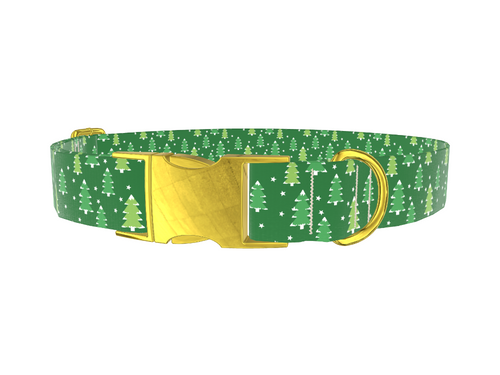 Christmas Evergreen Dog Collar