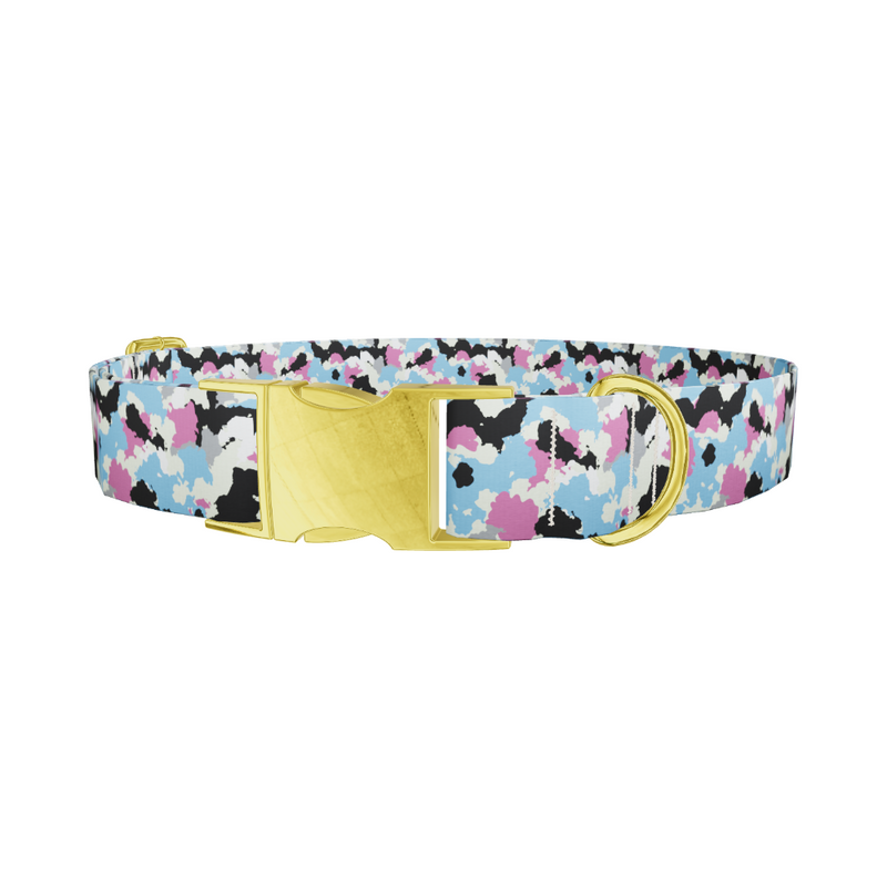 Multicolor Camo Dog Collar