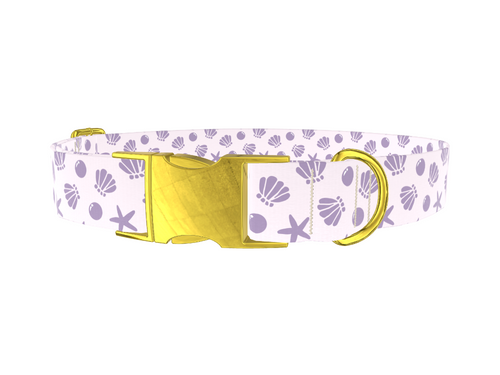 Seashells Ocean Dog Collar