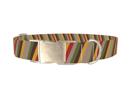 Geometric Striped Dog Collar