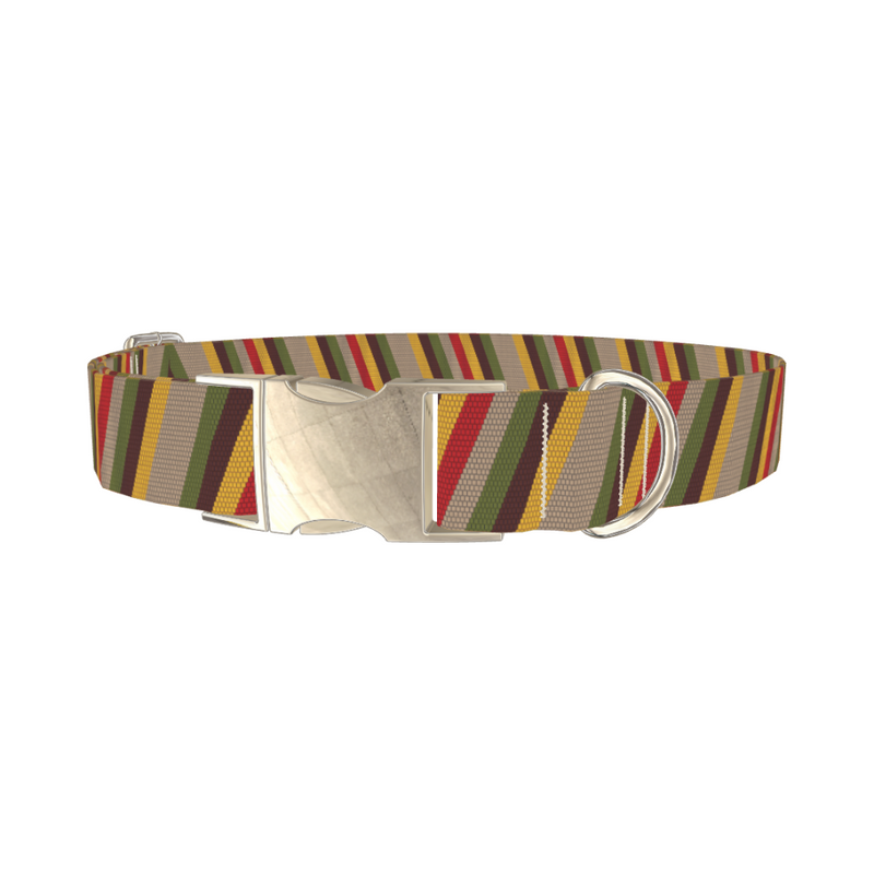Geometric Striped Dog Collar