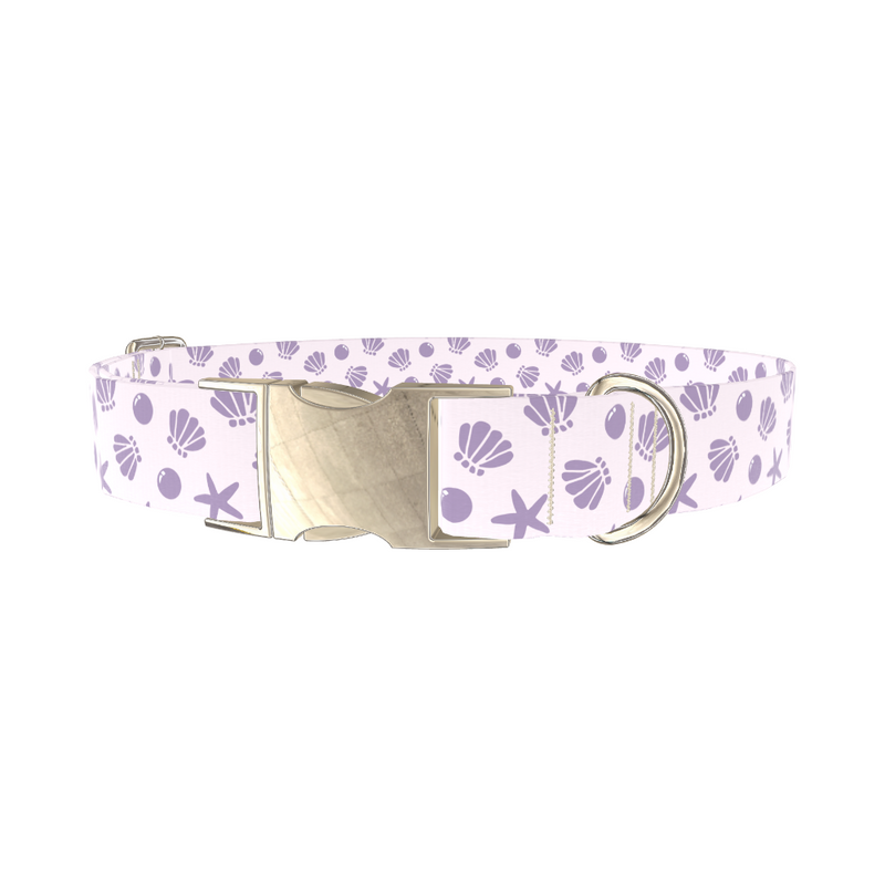 Seashells Ocean Dog Collar