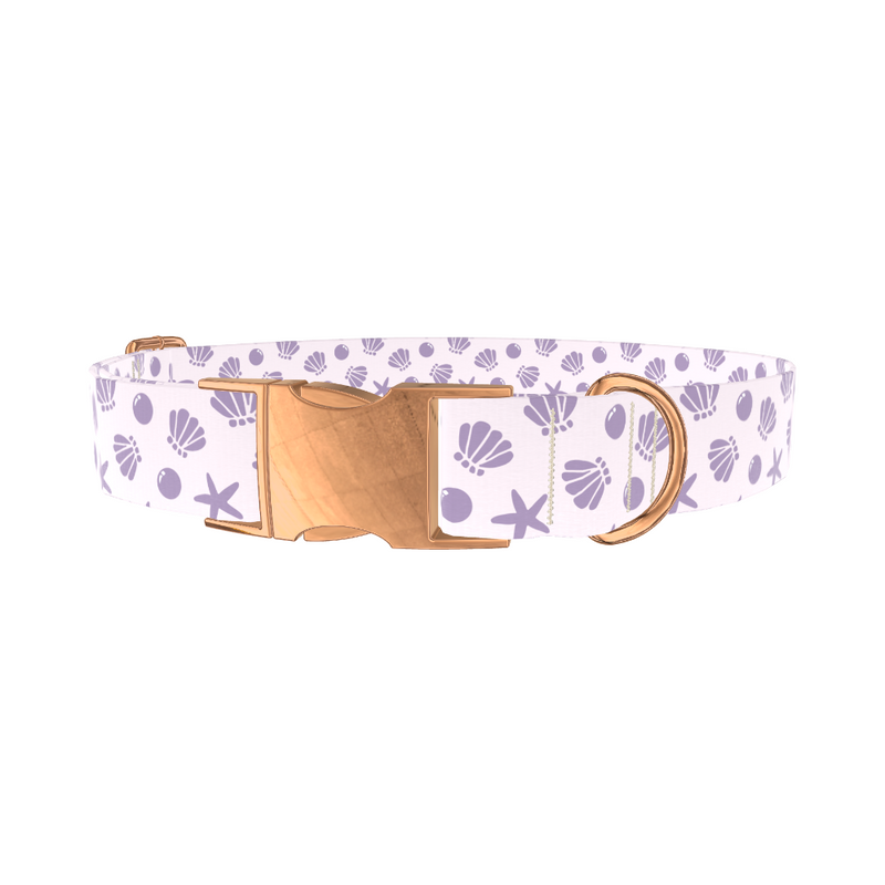 Seashells Ocean Dog Collar