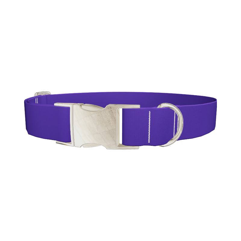 Blue Magenta Violet Color Dog Collar
