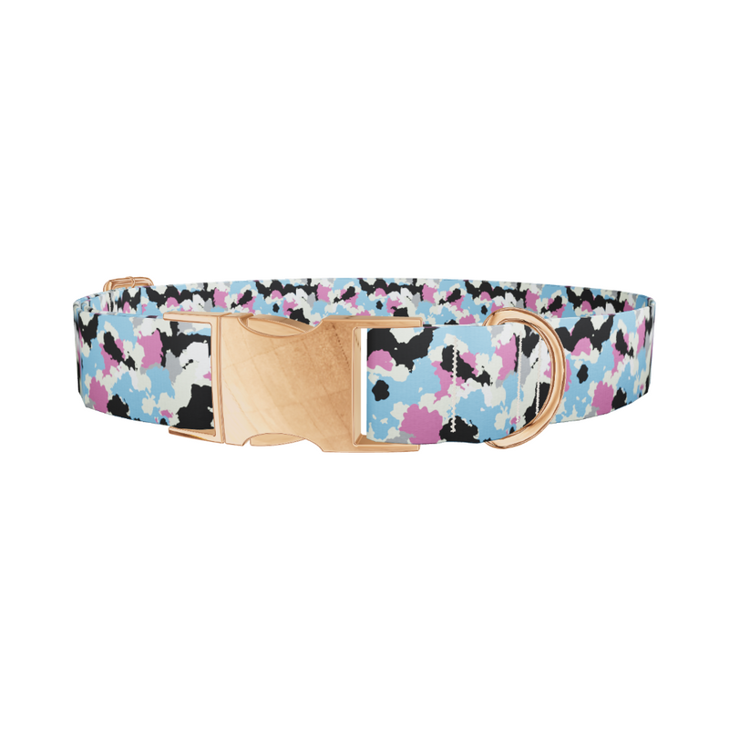 Multicolor Camo Dog Collar
