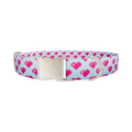 Pixel Heart Blue Dog Collar - Thumbnail 1