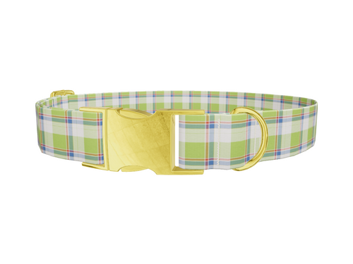 Multicolor Tartan Dog Collar