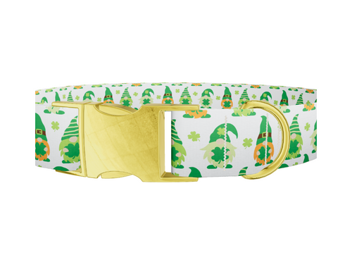 St. Patrick's Gnome Dog Collar