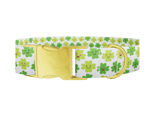 Kawaii Clover Dog Collar