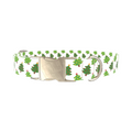 Festive Tree Pattern Dog Collar - Thumbnail 3