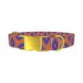 Orange Geometric Diamond Dog Collar - Thumbnail 1