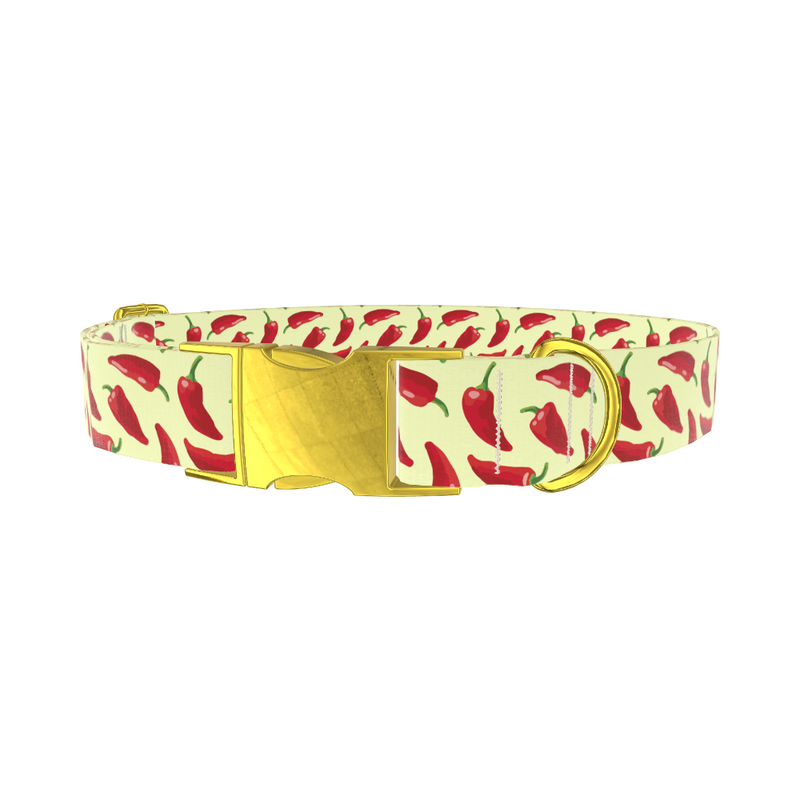 Red Chili Pepper Dog Collar