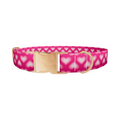Layered Pink Heart Dog Collar - Thumbnail 3