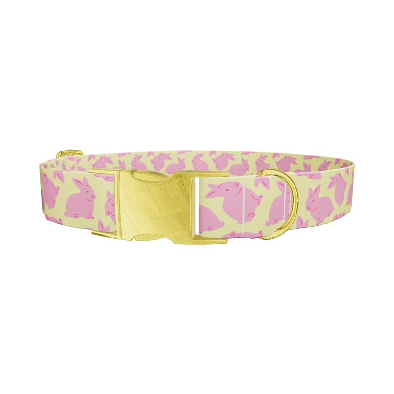 Yellow Bunny Dog Collar