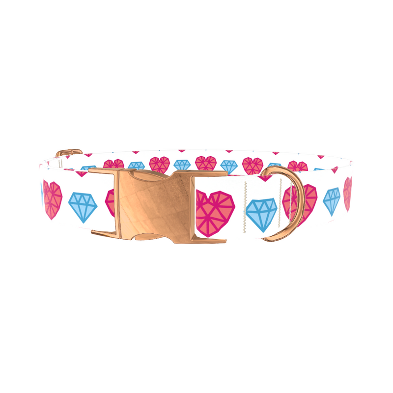 HereYouGoPup Gemstone Heart Design