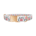 Cross Stitch Floral Dog Collar - Thumbnail 2
