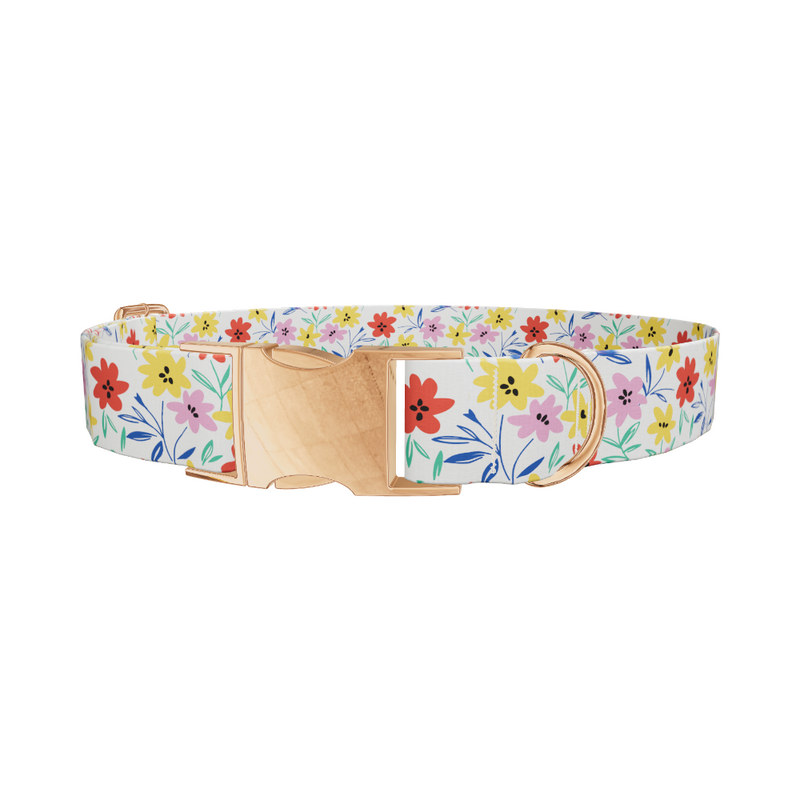 Floral Flower Dog Collar
