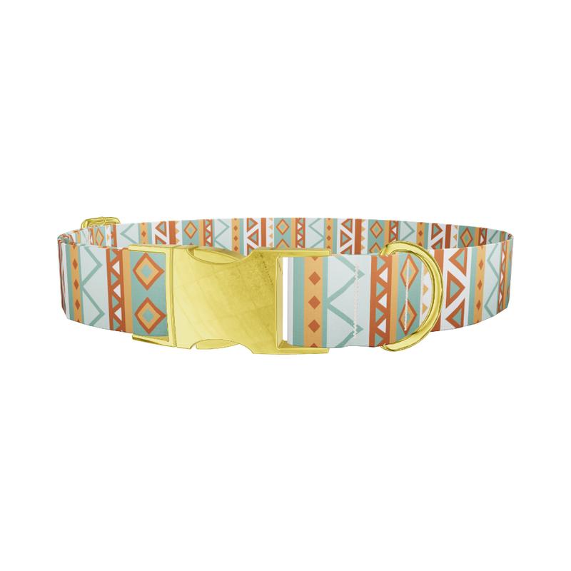 Abstract Tribal Stripe Dog Collar