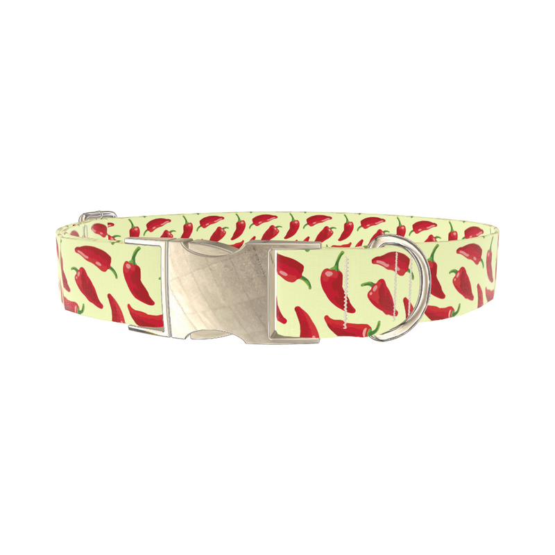 Red Chili Pepper Dog Collar