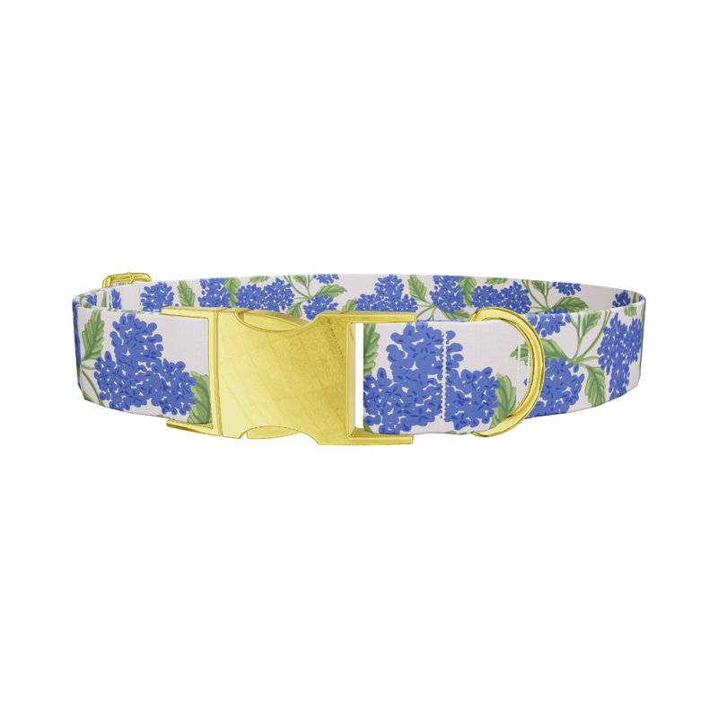 Floral Hydrangea Dog Collar