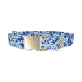 Blue Botanical Silhouette Dog Collar - Thumbnail 3