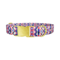 Colorful Tribal Pattern Dog Collar - Thumbnail 1