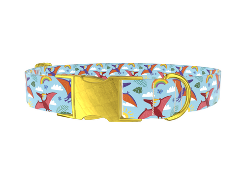 Dinosaur Adventure Dog Collar