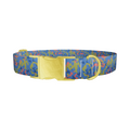 Blue Green Camouflage Dog Collar - Thumbnail 1