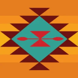 TRIBAL_StarsBrownYellow