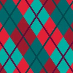 Plaid_XmasRhombusGreen
