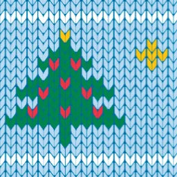 XMAS_KnittedTreeBlue