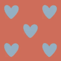 Valentines_ClayBlueHearts